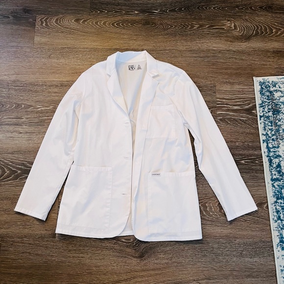 Cherokee Tops Project Lab By Cherokee White Lab Coat Poshmark